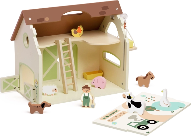 Deschide și joacă-te: hambar pliabil