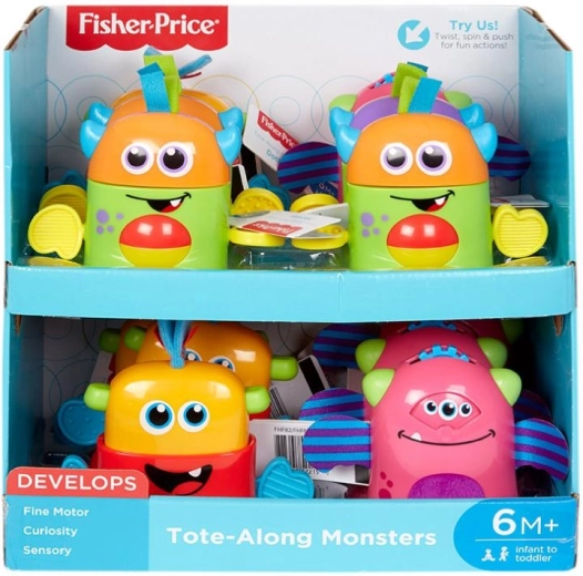 Fisher-Price Monștri jucăuși – set de jucării de activitate
