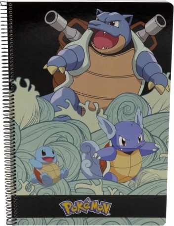 Pokémon A4 caiet cu spirală - Squirtle