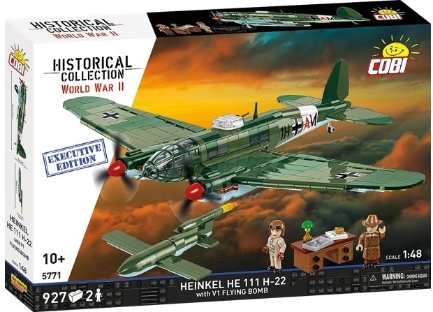 Set de construcție COBI Heinkel He 111 H-22 cu bomba zburătoare V1 (1:48)