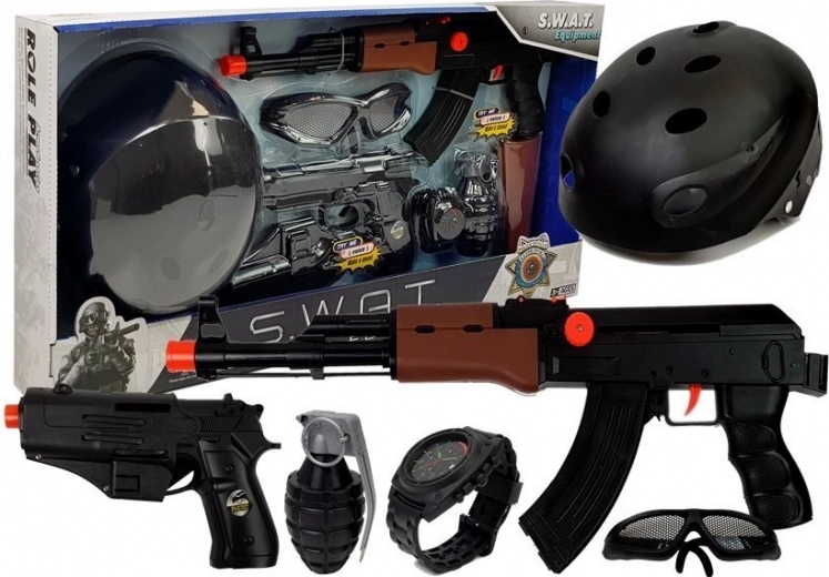 Set Jucărie S.W.A.T pentru Copii cu Pistoale și Cască