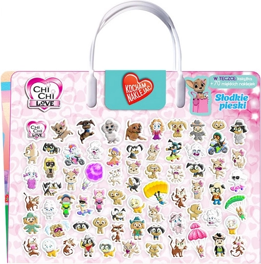 Chi Chi Love – set de autocolante și poveste: Cățeluși dulci