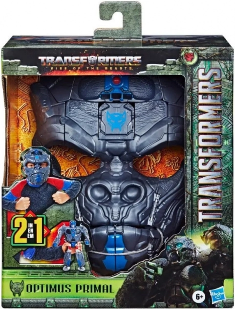 Transformers Optimus Primal 2-în-1 mască convertibilă și figurină de acțiune
