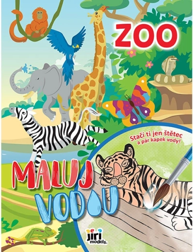 Pictează cu apă A4 Zoo