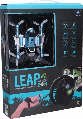 Dron–motocicletă 2în1 RC cu telecomandă 17 × 15 cm