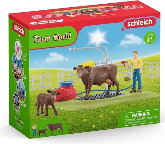 Schleich Farm World colț de spălare pentru vite