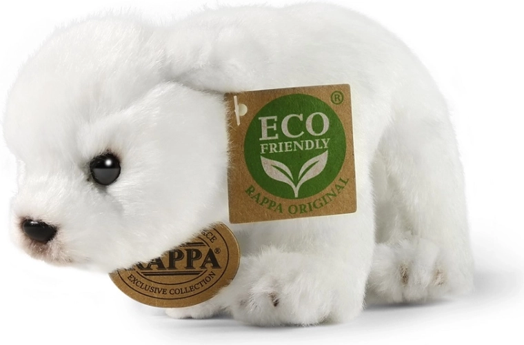 Rappa Urs polar de pluș, în picioare, 19 cm, Eco-friendly