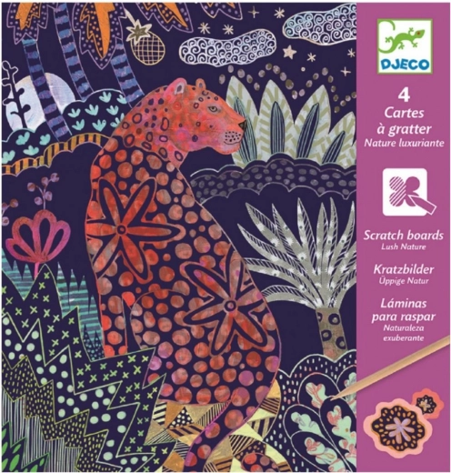 Imaginile răzuibile Africa Sălbatică Djeco