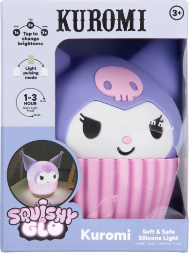 Lumină de noapte Kuromi SquishyGlo din silicon