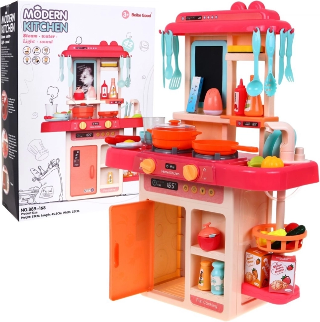 Bucătărie Copii Modern Kitchen Roz