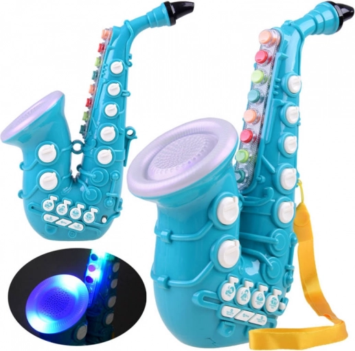 Saxofon interactiv pentru copii cu lumini și melodii – Ni