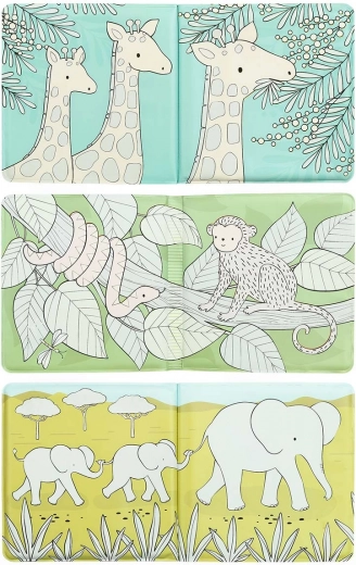 Cărticică magică pentru apă A Little Lovely Company – Savanna