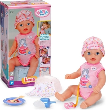Păpușă BABY BORN Lena roz, 36 cm