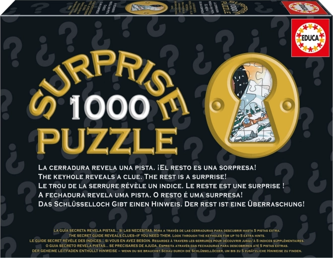 Puzzle surpriză Crăciunuri de demult 1000 piese