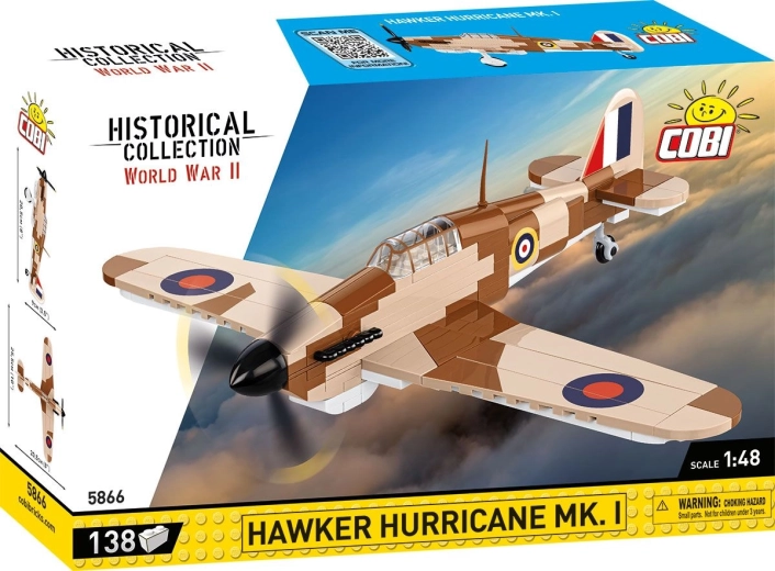 COBI Hawker Hurricane Mk. I 1:48 – set de construcție avion (Al Doilea Război Mondial)