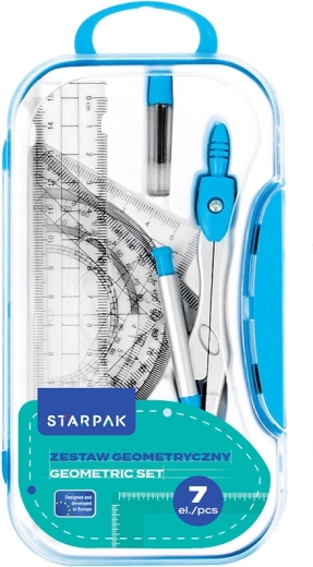 Set geometric 20 × 10 cm pentru școlari