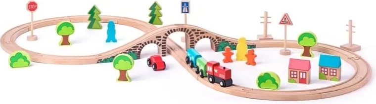 Trenuleț colorat și accesorii bogate