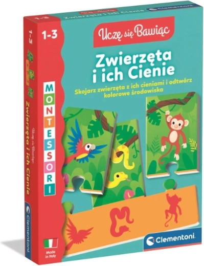 Animale și umbrele lor CLEMENTONI – joc educativ pentru cei mici