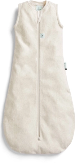 ErgoPouch sac de dormit Jersey din bumbac organic Oatmeal Marle 0,2 TOG (8–24 luni)