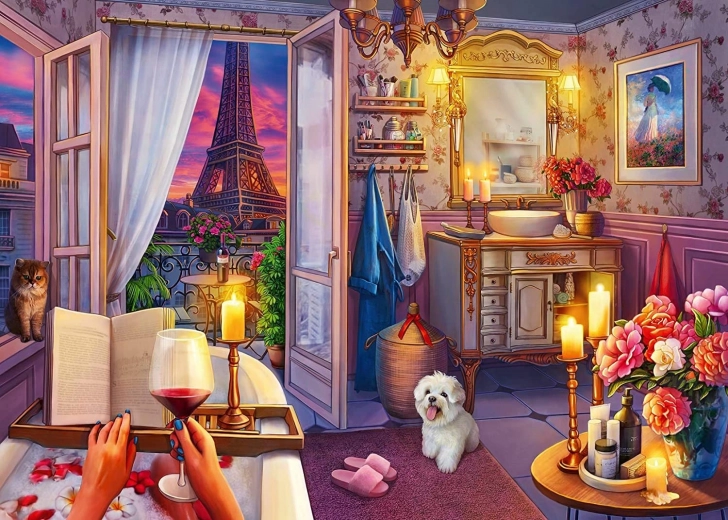 Puzzle Ravensburger băița din Paris XXL 500 piese