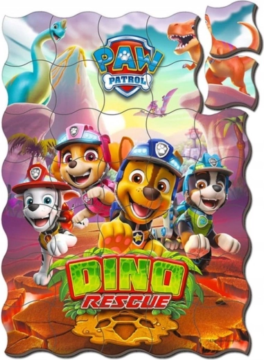 Motiv colorat Dino Rescue, care îi atrage pe copii în joc