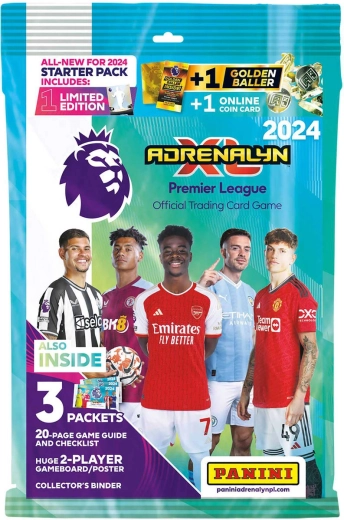 Set de început pentru cărți de colecție Panini Premier League Adrenalyn XL 2023/2024