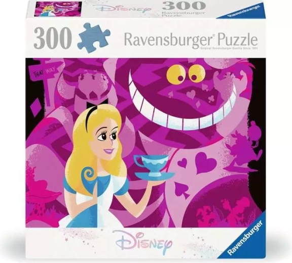 Puzzle Ravensburger Alice în Țara Minunilor, 300 de piese