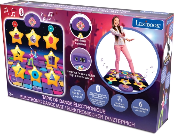 Lexibook covoraș de dans luminos cu Bluetooth