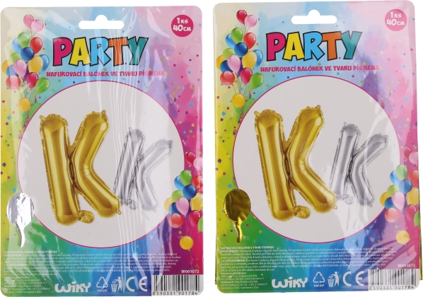 Balon gonflabil literă K