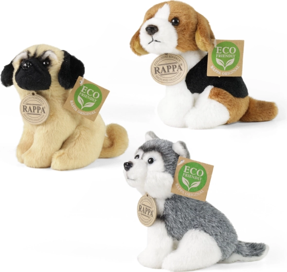 Câine de pluș eco friendly 13 cm