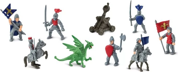 Safari Ltd. cavaleri și dragoni – set de figurine