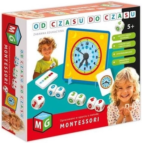 MultiGry Joc Montessori Din când în când – învățarea citirii ceasului
