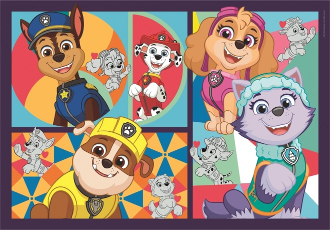 Puzzle pentru copii CLEMENTONI 30 de piese PATRULA CĂȚELUȘILOR