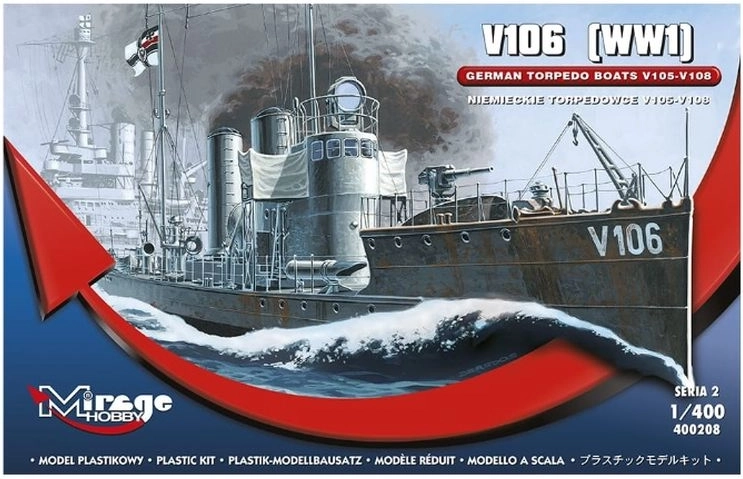 Kit model Mirage torpilor SMS V106 1:400