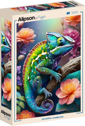Puzzle Alipson „Cameleon colorat” 500 de piese
