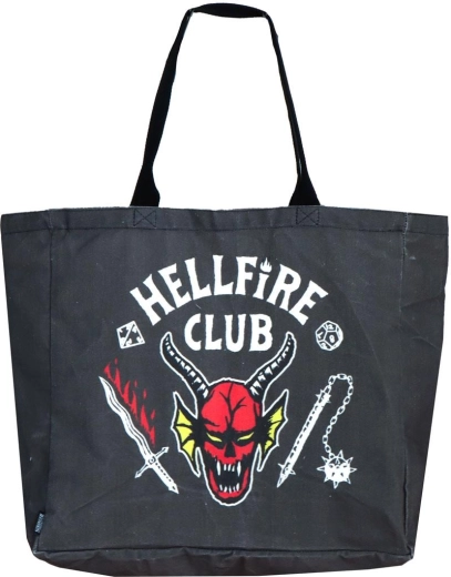 Geantă de cumpărături textilă XL Stranger Things Hellfire Club - 1 bucată