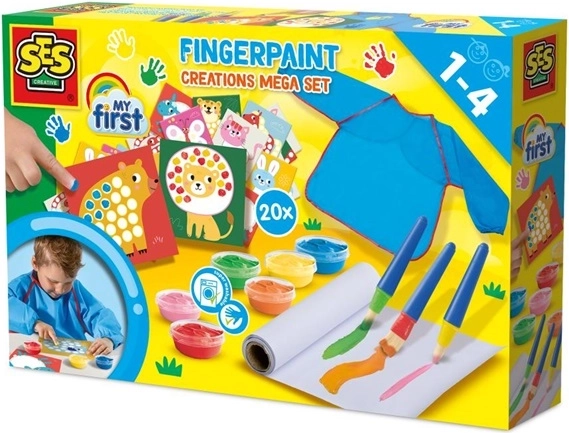SES Creative My first mega set pentru pictură cu degetele