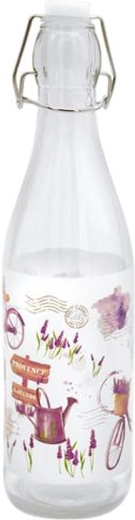 Sticlă de sticlă cu închidere tip clapetă TORO 540 ml – lavandă