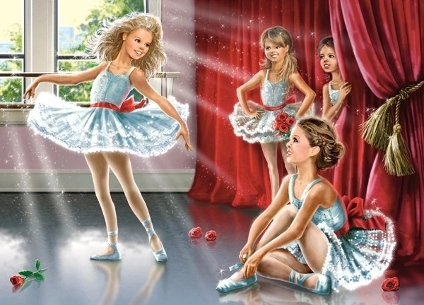 Puzzle Clasa de Balet 120 piese