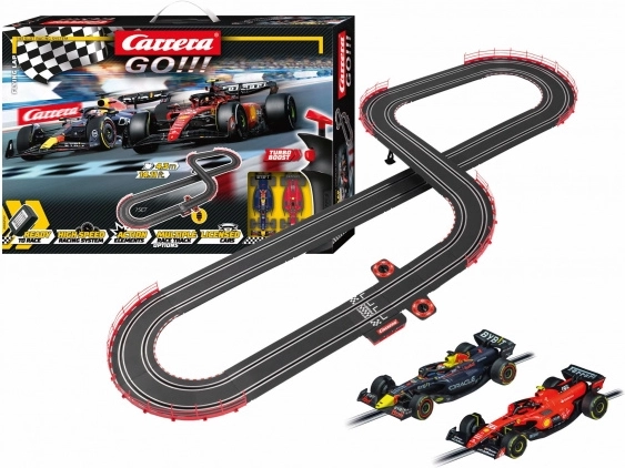 pistă auto carrera go flying lap f1 ferrari vs red bull 1:43, 4,3 m