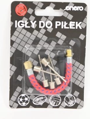 Set de ace pentru umflat mingi cu furtun flexibil (5 buc.)