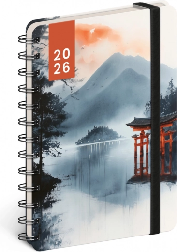 Agenda spiralată Notique Petito Japonia 2025/2026