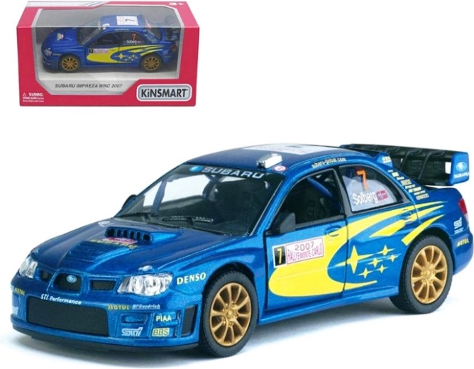Model metalic Subaru Impreza WRC 1:36 cu mecanism Pull Back