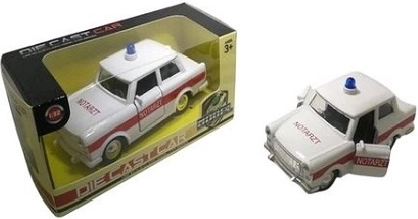 Model auto Trabant din metal – ambulanță (pogotowie)