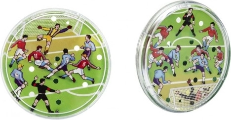 Puzzle de buzunar cu fotbal – joc cu bile, față-verso (Ø 9 cm)
