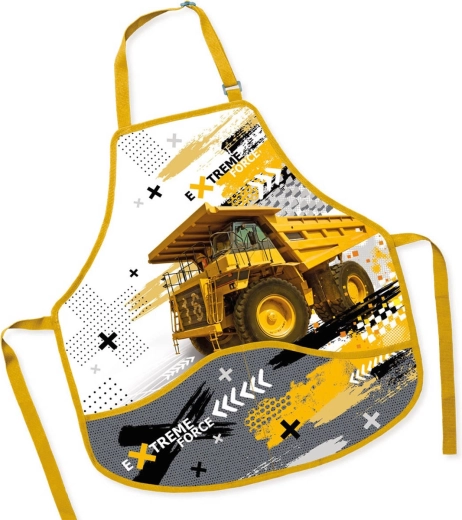 Șorț pentru copii pentru educație plastică Camion 50 × 55 cm - 1 bucată