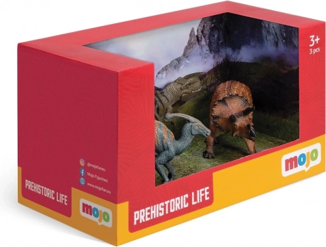 Mojo Viață Preistorică Set Starter Dinozauri 3 buc