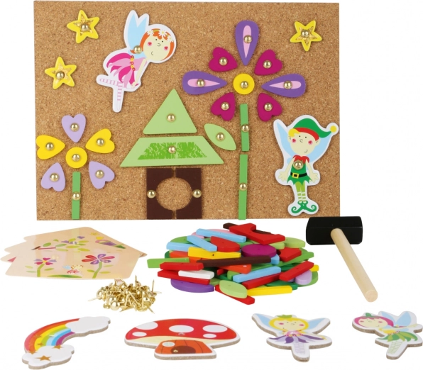 Set creativ de ciocănit cu zâne SMALL FOOT