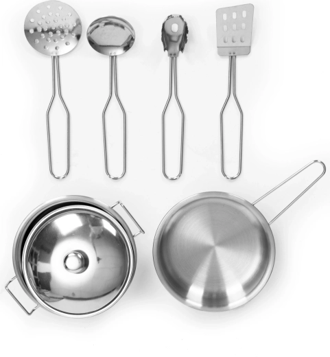 Șapte accesorii de bucătărie din metal