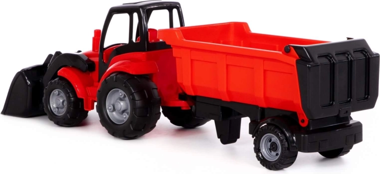 Remorcă basculantă pentru descărcare ușoară